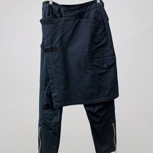 Dries Van Noten Wrap-Kilt Utility Pants